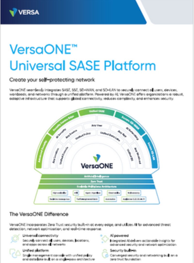 Versa One Presentation